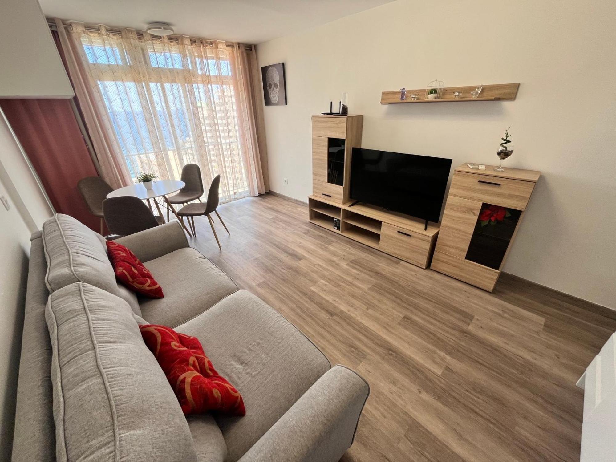 Calpe Apartamento Con Vistas Al Mar Impresionantes A 5 Min De La Playa Aire Wifi Parking Comunitario المظهر الخارجي الصورة